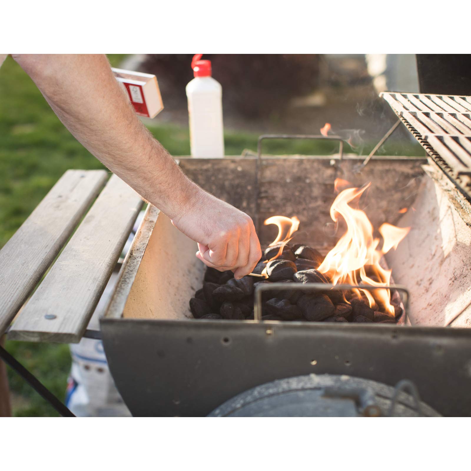 2 x 1 Quart Lighter Fuel Bottle, Clean Burning, Fast Lighting Lighters, Charcoal Lighter Fluid, Low Odor Perfect Fire Starter for Outdoor Charcoal, Wood Fire, Bonfire, Camping, Grilling by Mr. Bar-B-Q - Image 6