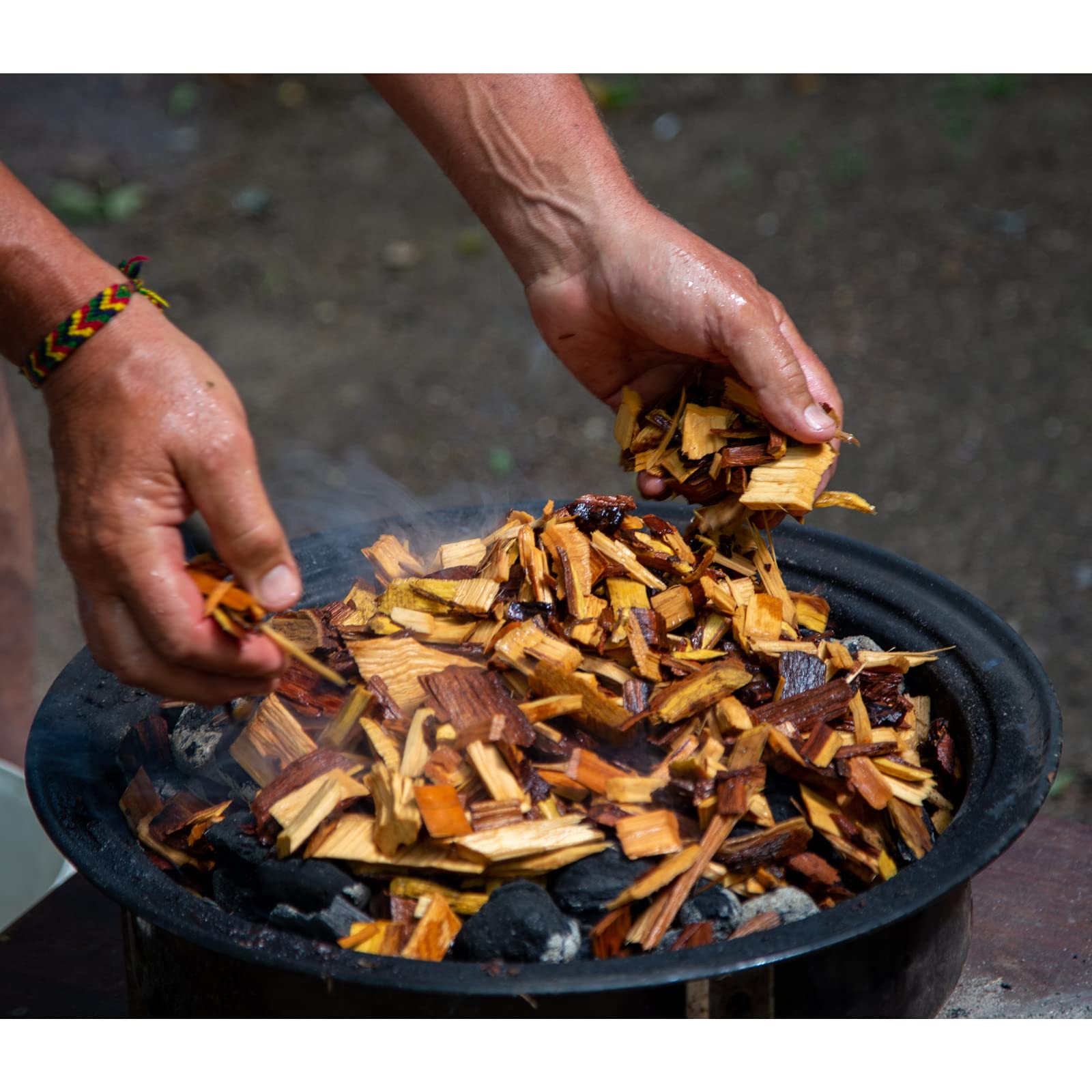 Mr. Bar-B-Q 05042BC Whiskey Smoking Chips | Old Oak Barrel Wood Smoker Chips | Made from Genuine Whiskey Barrels | Gourmet Flavor | 12.7 Ounces - Image 5