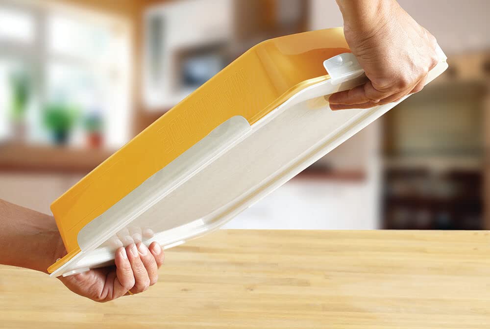 Mr. Bar-B-Q Flip & Flavor Marinade Tray, Yellow - Image 4