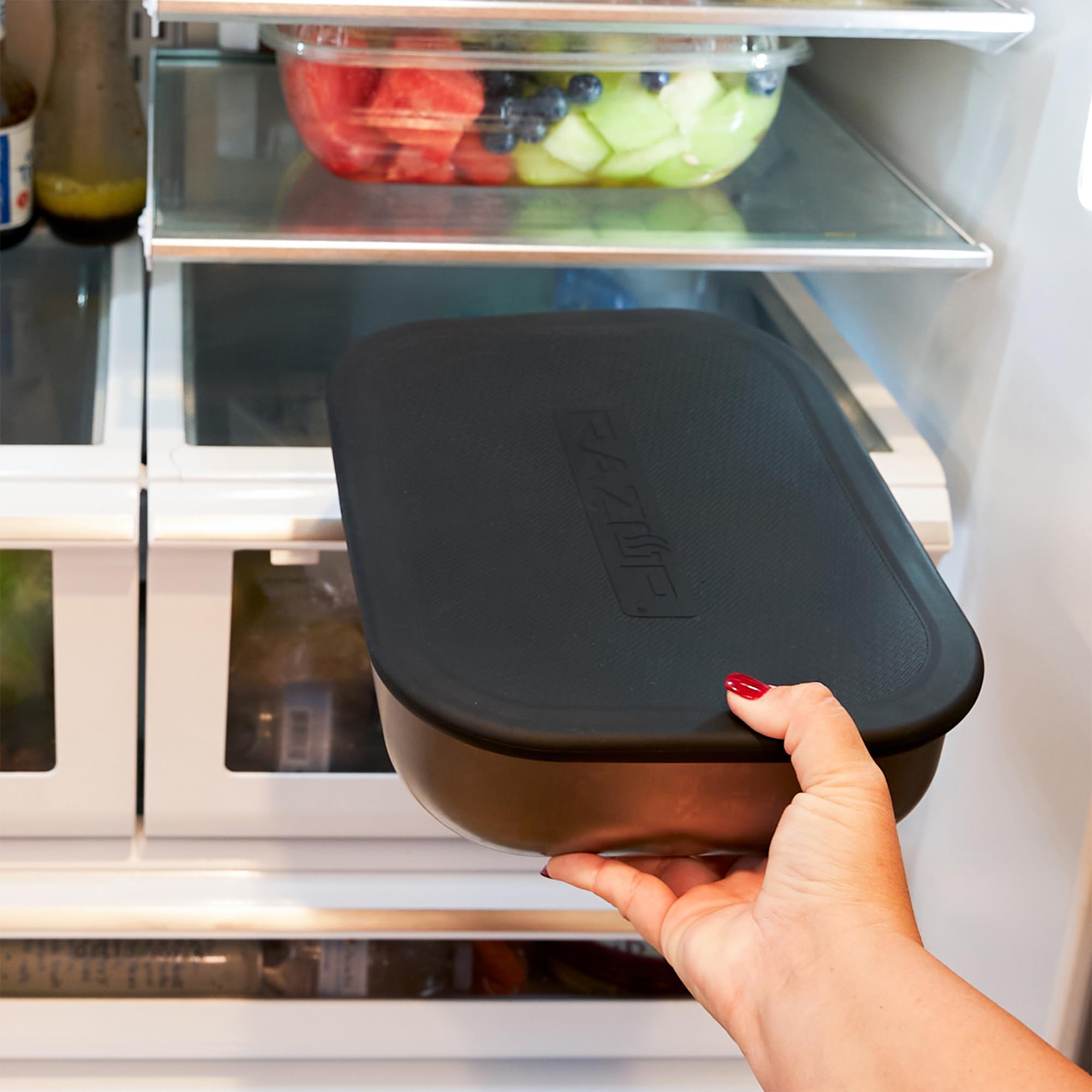 Razor 3-in-1 Griddle Dome to Melt Cheese Marinate or Store Food with Tight Seal Lid - Image 6